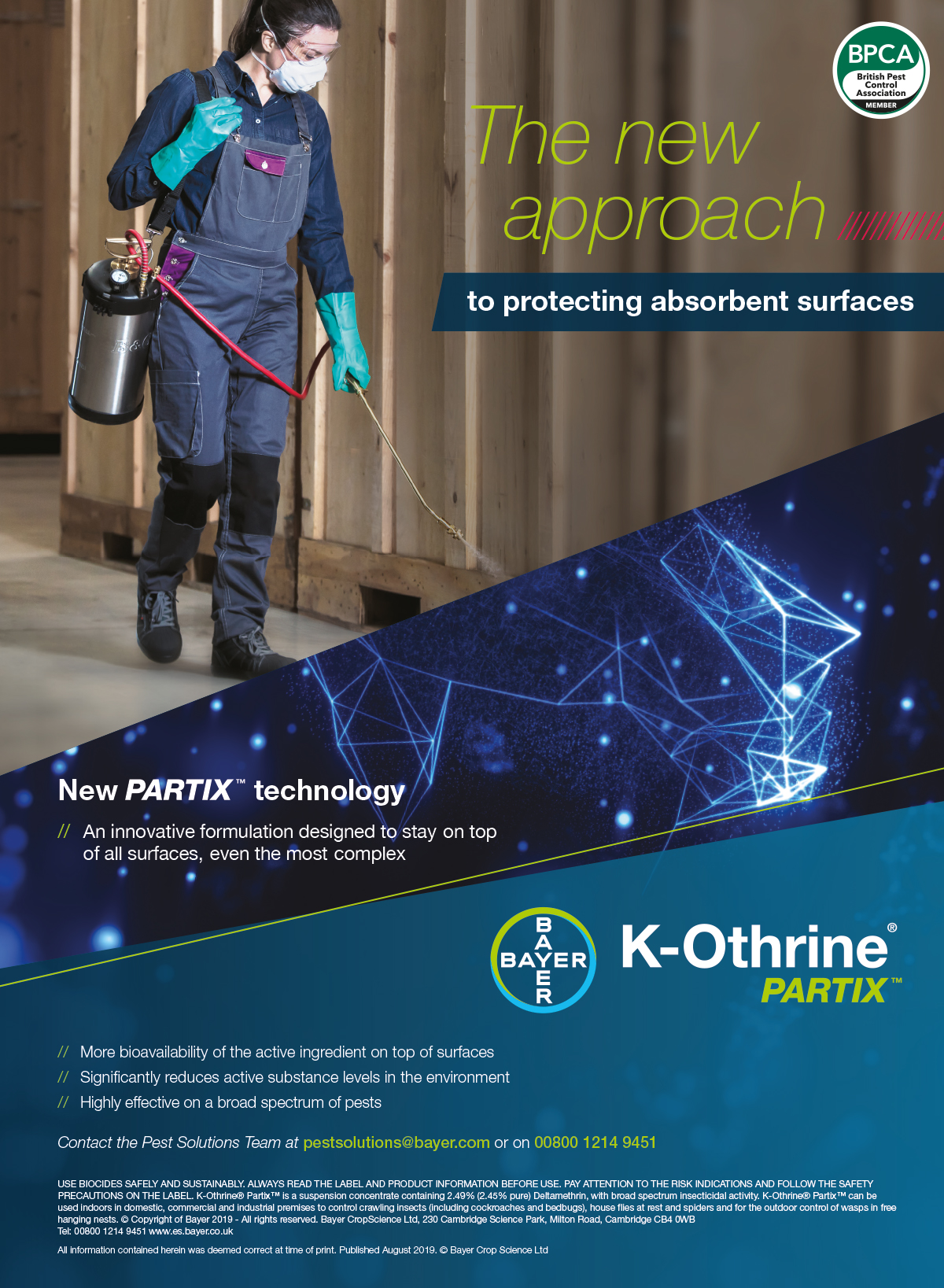 Bayer K-othrine Partix advert PPC96